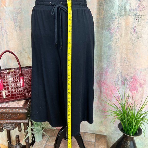 📌Tek Gear Rayon Mix Very Comfy Culottes with Elastic Waistline and Pockets - Picture 5 of 16